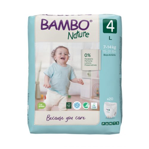 bambo natural eco friendly gacice size 4